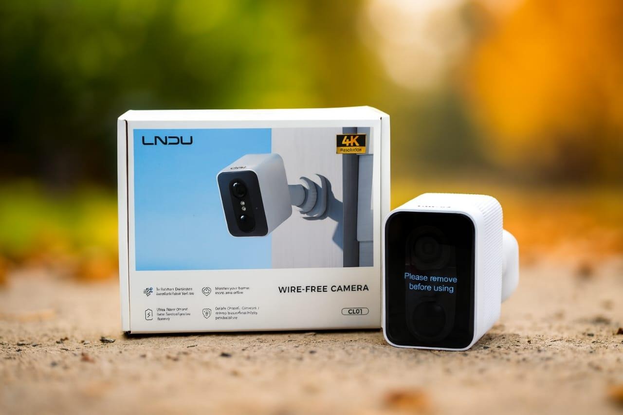 EcoBot outdoor wire-free security camera